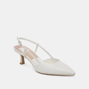 New In Box. Dolce Vita Odela white leather heels